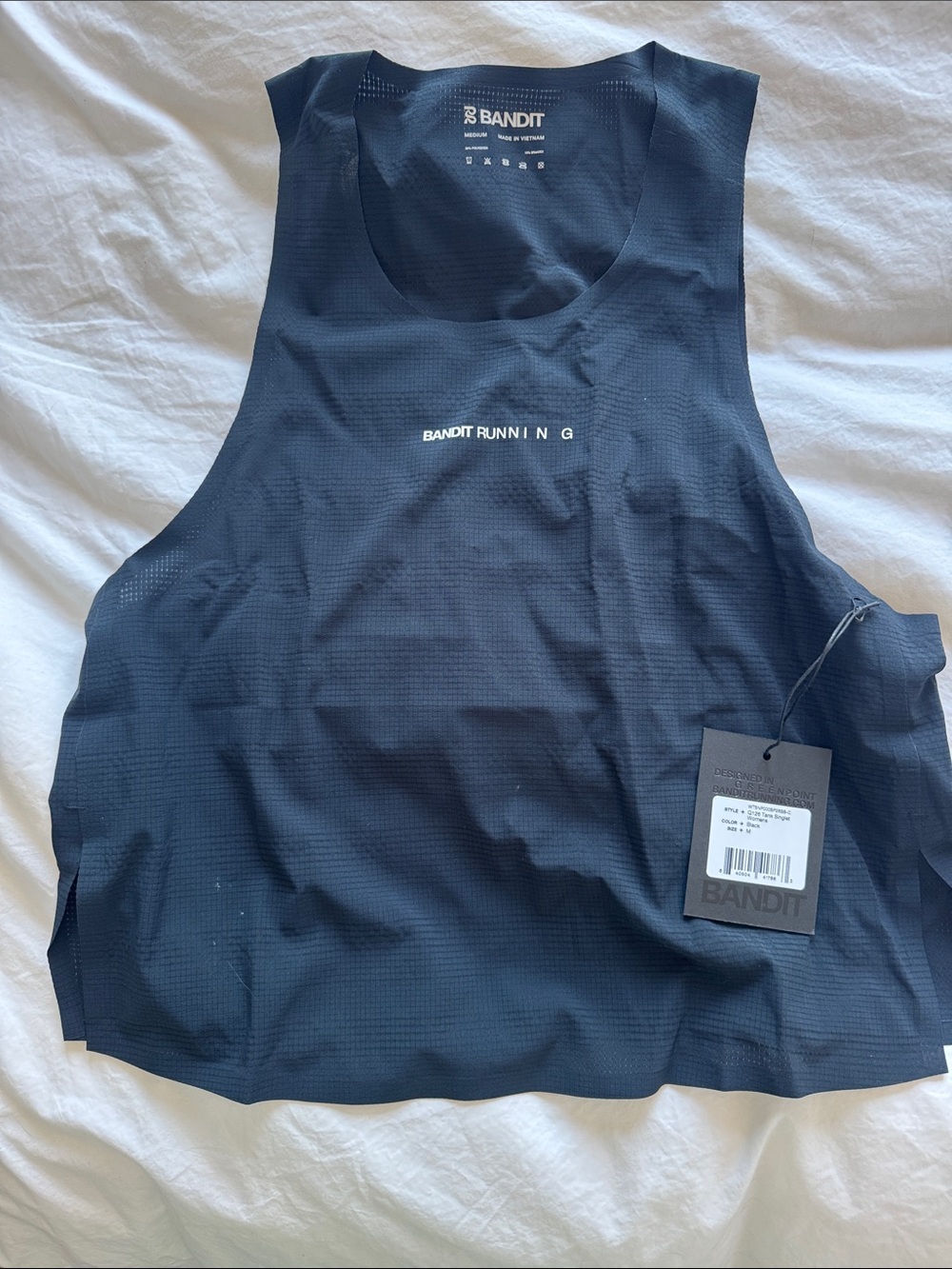 Bandit Womens Coolgrid Race Singlet - Black